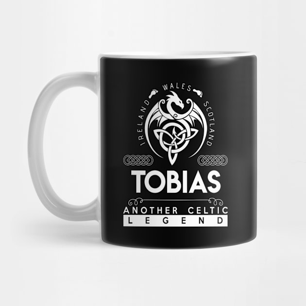 Tobias Name T Shirt - Another Celtic Legend Tobias Dragon Gift Item by harpermargy8920